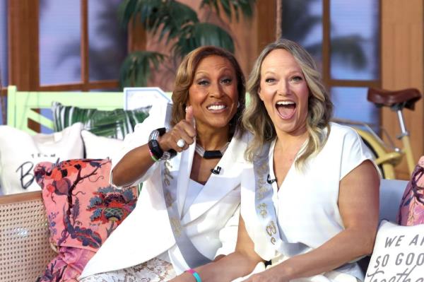 The “Good Morning America” anchor, 62, officially tied the knot with her partner, former massage therapist Amber Laign, 48,