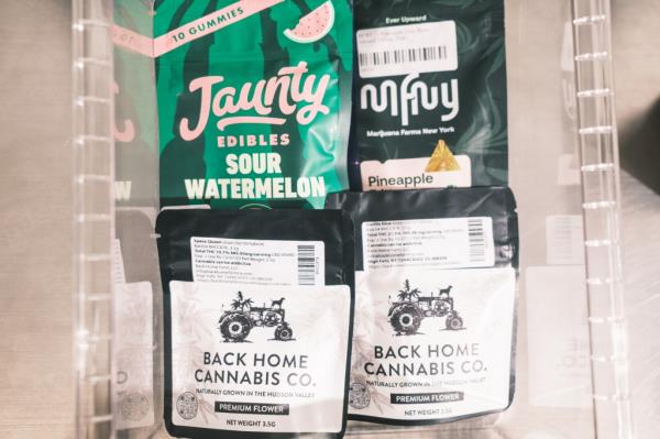 An order is prepared at The Cannabis Place.