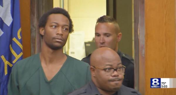 Sulamain Hawkins walks into court.