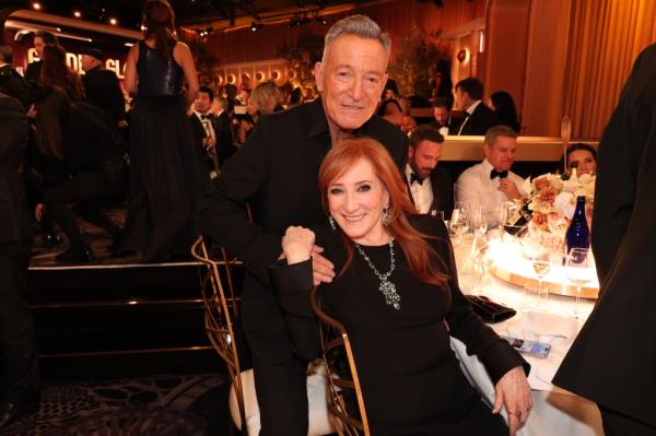 </p>

<p>　　Bruce Springsteen and Patti Scialfa at the 81st Golden Globe Awards held at the Beverly Hilton Hotel on January 7, 2024