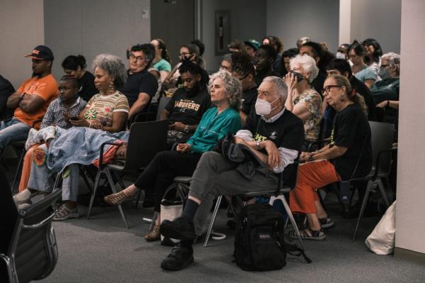 Supporters of the Brooklyn Botanic Garden at the NYC Department of City Planning