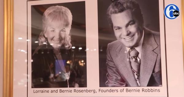 Bernie Robbins (R), the founder of Bernie Robbins Jewelers opened the store in 1962.