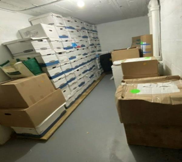 Boxes co<em></em>ntaining classified docu<em></em>ments
