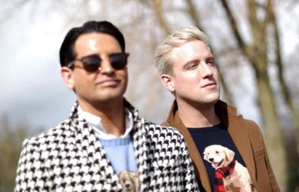 Ollie Locke and Husband Gareth Locke 