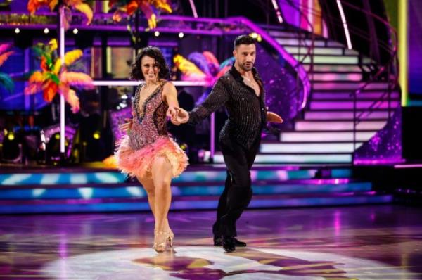 Strictly Come Dancing's Amanda Abbington and Giovanni Pernice