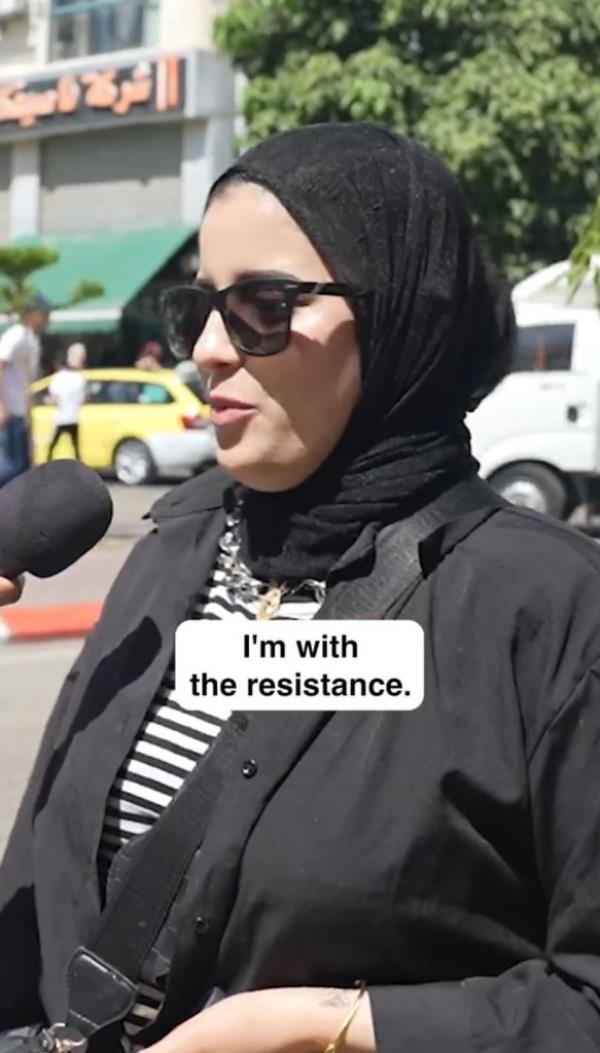 woman interviewed 