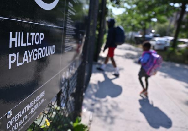 The Hilltop Playground in Brooklyn. 