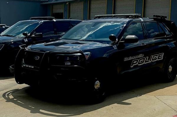 Gainesville Police Department cruisers.