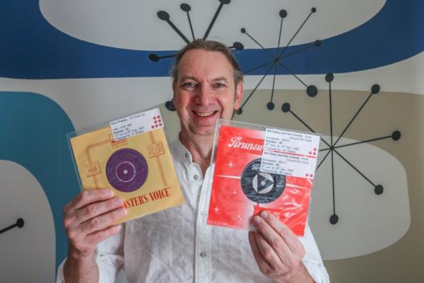  Some of the most rare singles Dave owns.