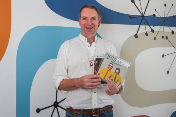  Dave Watson in his home in Dunstable, Bedforshire 