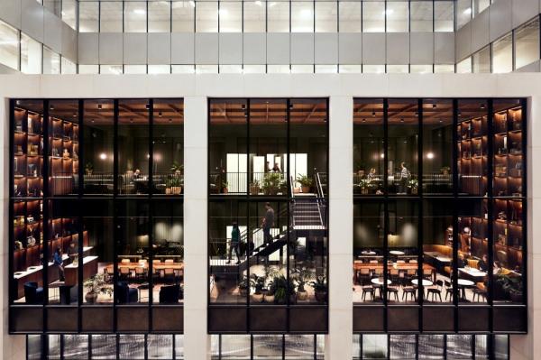 Interior of 335 Madison. 