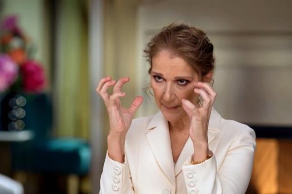 Celine Dion in her NBC News interview