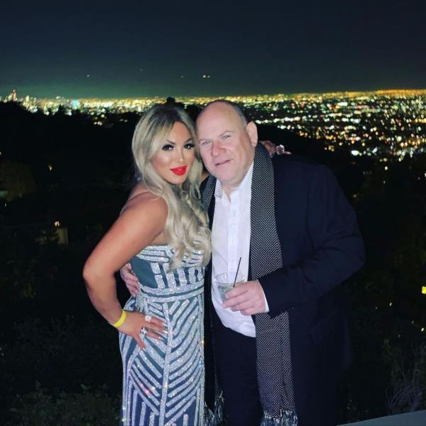 Slain American Niko Honarbakhsh, left, with her husband, Karl Perman, right