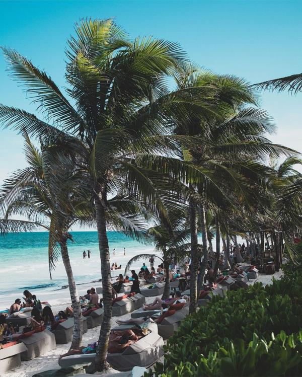 Mia Beach Club in Tulum