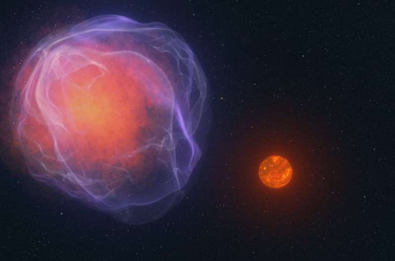 Lone Star State: Tracking a low-mass star as it speeds across the Milky Way