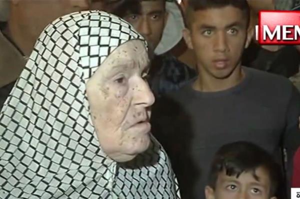 The unidentified woman gave an interview to Al-Jazeera. 