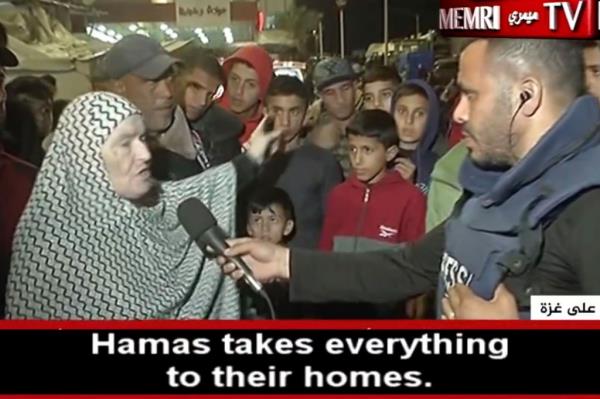 She criticized Hamas for taking internatio<em></em>nal aid meant for civilians. 
