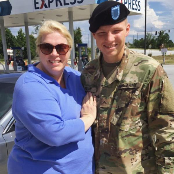 Brown's message of thanks comes a day after it was revealed that Garrison's family had held a private funeral for him over the weekend.