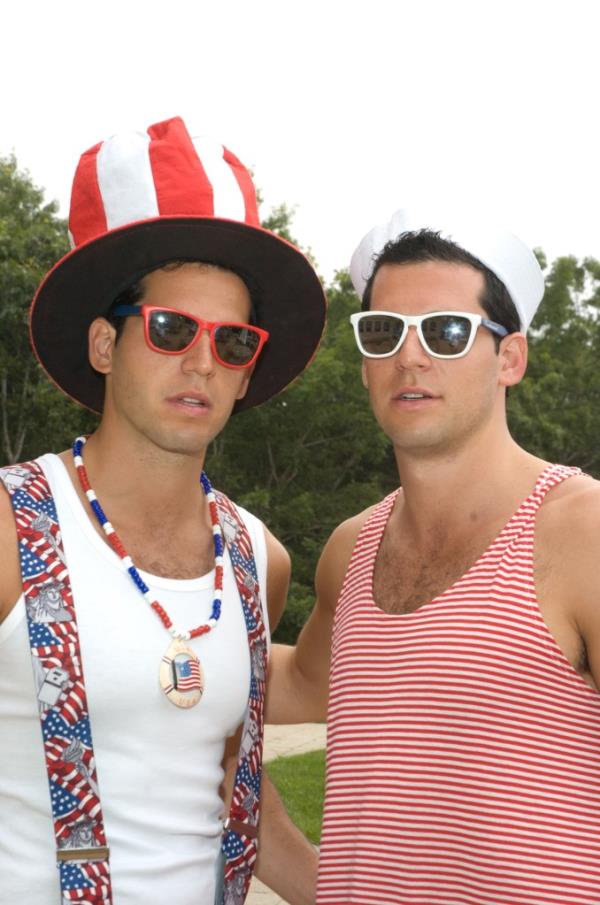 Oren Alexander and Alon Alexander at Hamptons Castle on July 3, 2011 in Water Mill, New York.  