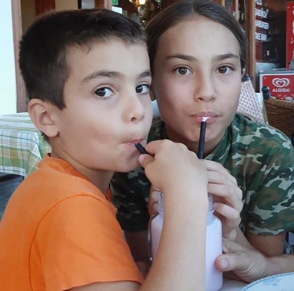 Sahar Kalderon and Erez Kalderon, 12</p>

<p>　　