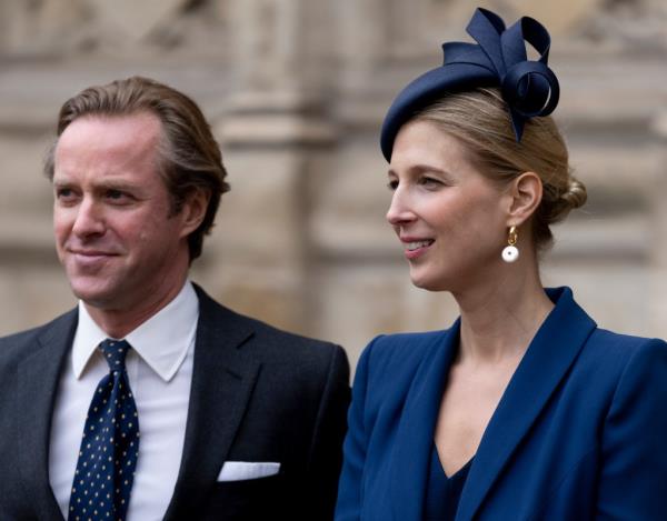 Lady Gabriella Windsor and Thomas Kingston at the memorial service for the Duke of Edinburgh.