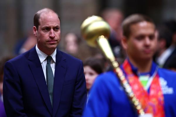 Prince William attended Thomas Kingston's funeral.