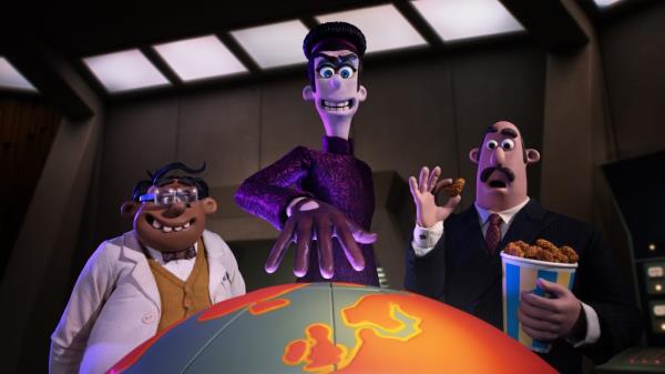 A scene from Chicken Run: Dawn of the Nugget