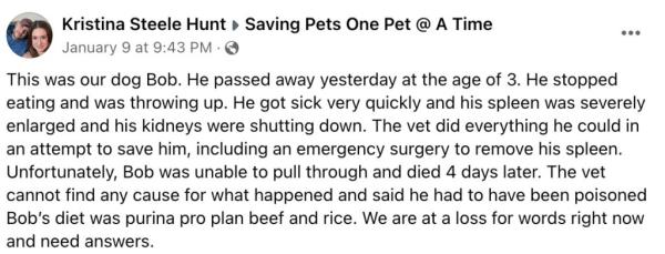 A popular public Facebook group called 