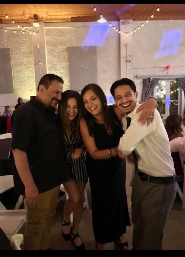 Lisa Galvan-Lopez and her family.