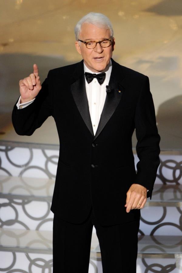 Martin has hosted the Academy Awards three times.