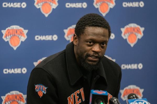 Julius Randle, speaking to the media, said he is hopeful to return this season but hasn't ruled the possibility that he will need season-ending surgery.