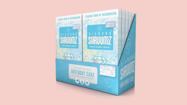 Image of Diamond Shruumz chocolate bars.