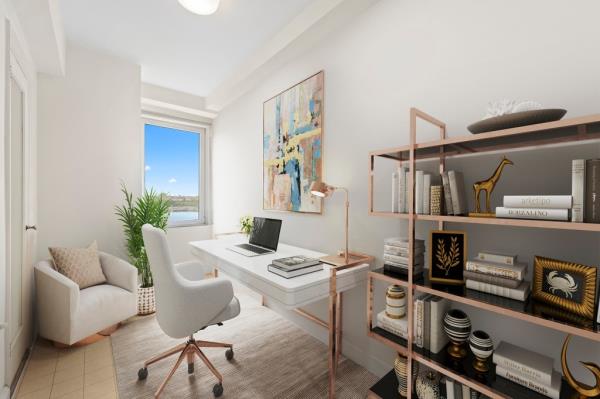 Space for a home office.