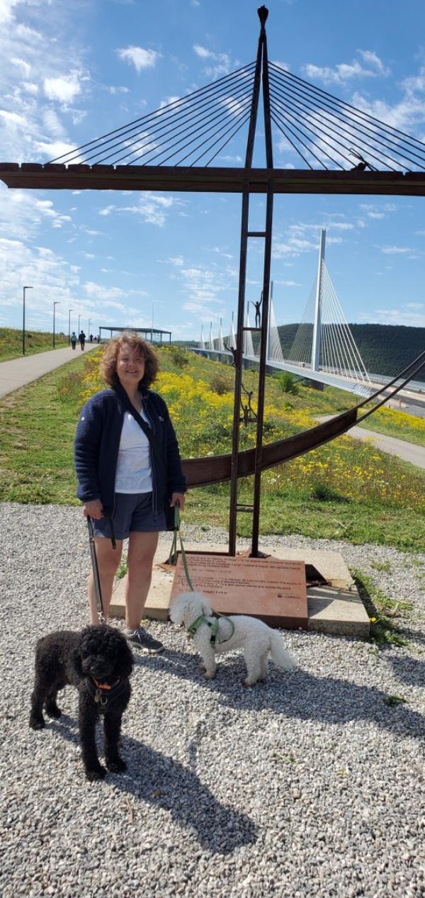 julie and her dogs