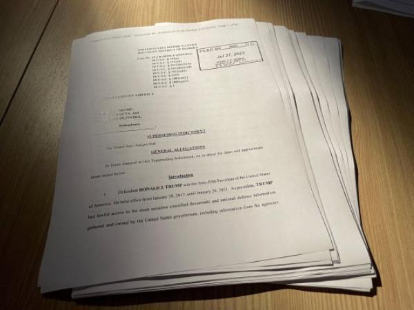 Ex-President Do<em></em>nald Trump faces more charges from an updat<em></em>ed indictment in the classified docu<em></em>ments case