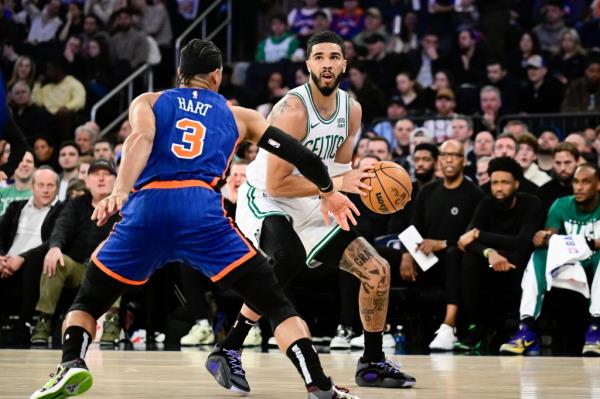 Josh Hart guarded Jayson Tatum plenty during the 2024 season.