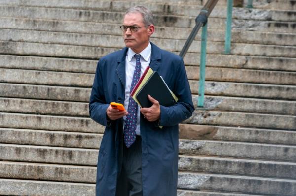 Michael Fisch outside court
