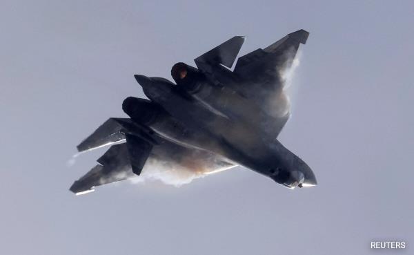 Russia's Latest Generation Fighter Jet Su-57 Hit For First Time, Claims Ukraine Russia's Latest Generation Fighter Jet Su-57 Hit For First Time, Claims Ukraine