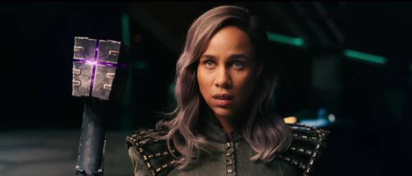 Zawe Ashton plays the film's villain Dar-Benn.