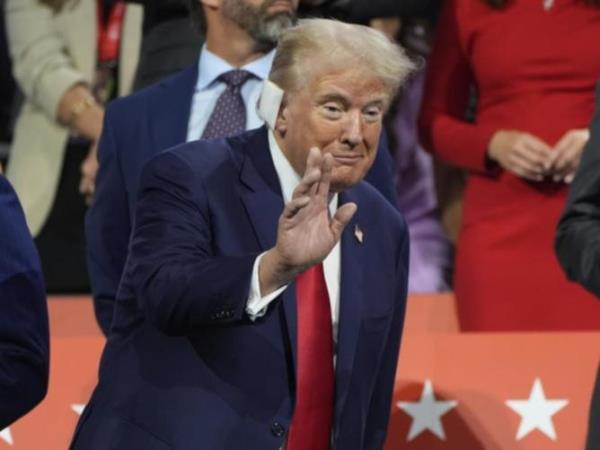 Do<em></em>nald Trump at the Republican Natio<em></em>nal Co<em></em>nvention this week.