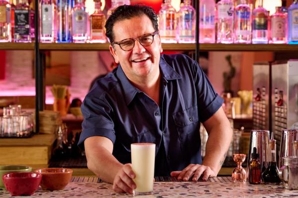 No.27 Superbueno bar in New York, a celebration of the Mexican American experience, led by Ignacio 'Nacho' Jimenez and Greg Boehm, winners of the Lo<em></em>ndon Essence Best New Opening Award 2024.