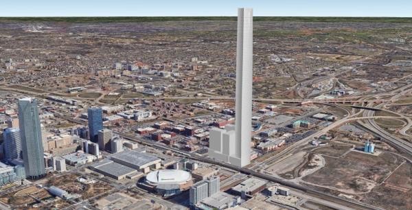 The developer behind the tallest tower in the United States is facing scrutiny for co<em></em>nstructing it in Oklahoma.