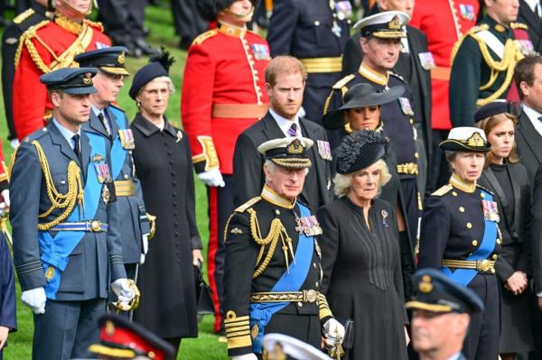 The royal family pictured in 2022.