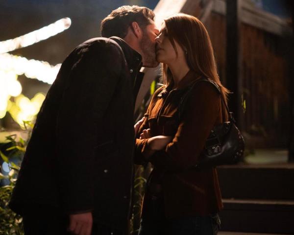 Oliver (Tom Ellis) and Bree (Catherine Missal) crossing boundaries.