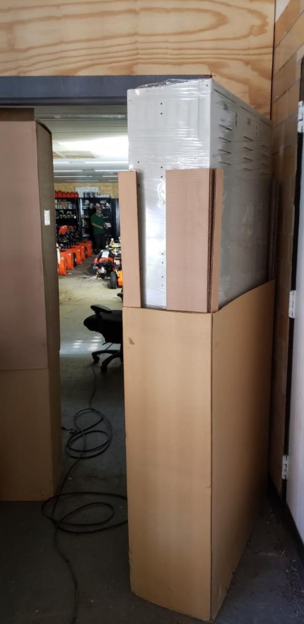 The lockers that were never installed elsewher<em></em>e. 