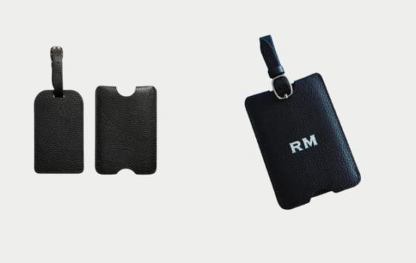 Perso<em></em>nalised Leather Luggage Tag.