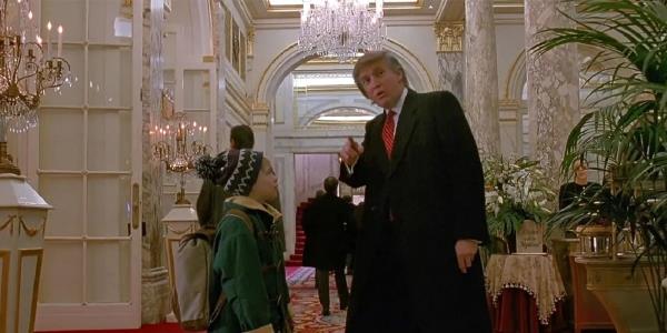 Do<em></em>nald Trump appearing in Home Alone 2 Lost in New York