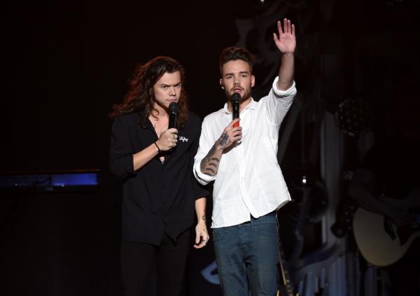 Harry Styles and Liam Payne at the 102.7 KIIS FM?s Jingle Ball 2015