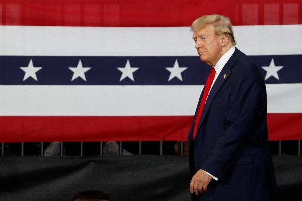 Republican presidential nominee and former U.S. President Trump campaigns in Charlotte