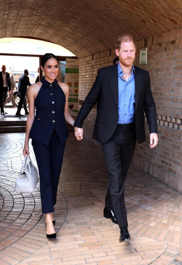 Prince Harry and Meghan Markle in Colombia on August 15